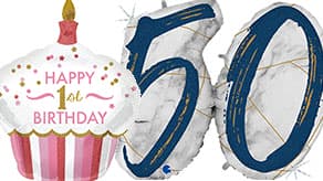 (image for) Milestone Ages Supershape Balloons