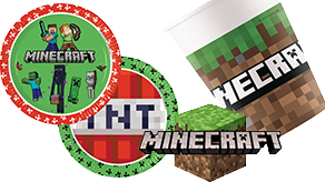 (image for) Minecraft Themed Party