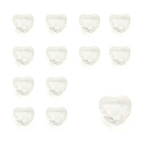 (image for) Clear Heart Shaped Diamantes