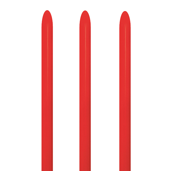 160 Fashion Red Modelling Latex Balloons 80pk