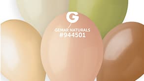 (image for) Natural Assorted Gemar Balloons