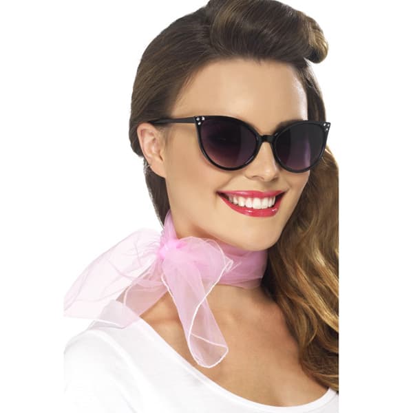 50s Chiffon Neck Scarf