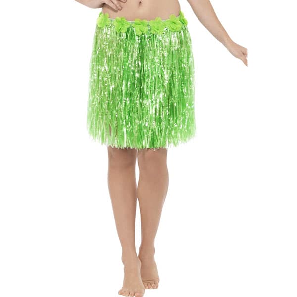 Neon Green Hawaiian Hula Skirts