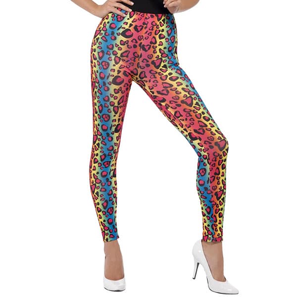 Neon Leopard Print Leggings