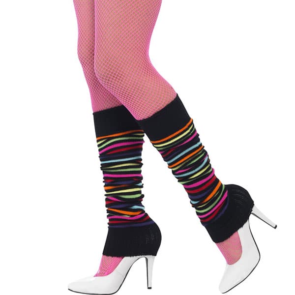 (image for) Black & Neon Legwarmers