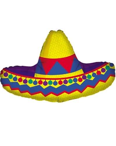 Sombrero Shape Balloons