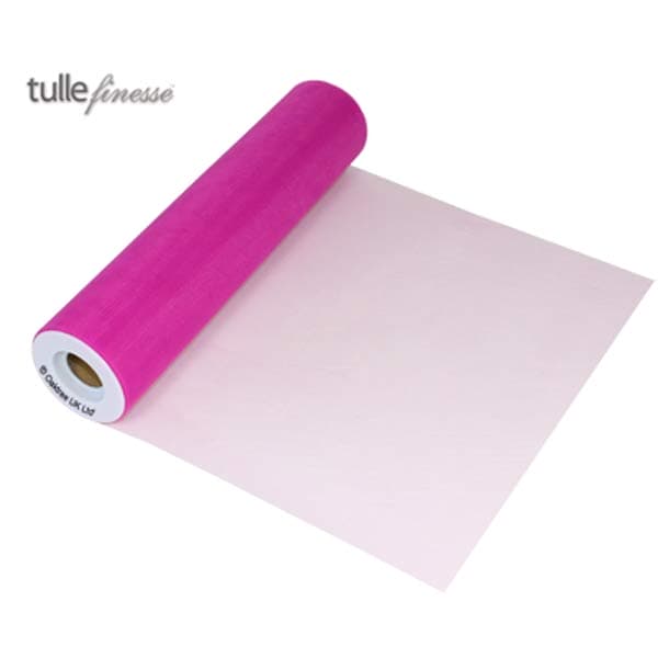 Fuchsia Tulle 12" x 25Y