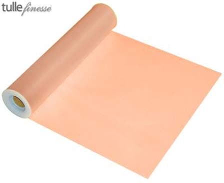 (image for) Peach Tulle 12" x 25Y