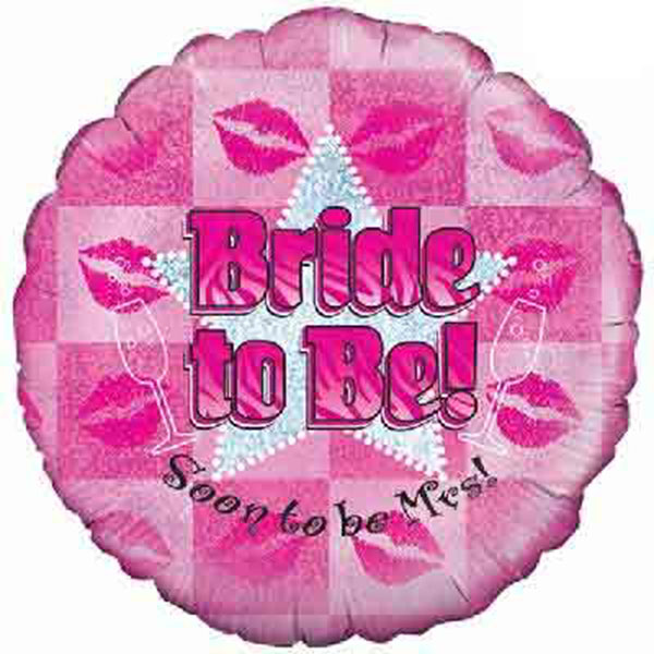 18" Bride To Be Foil Balloons