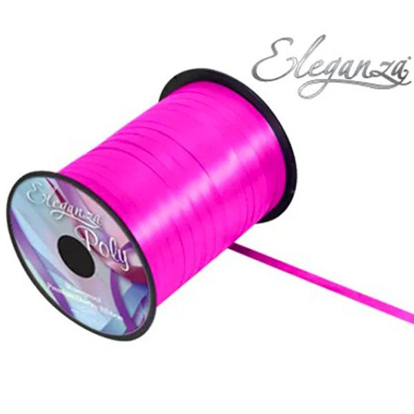 Eleganza Fuchsia Curling Ribbons 500m