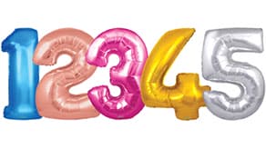 (image for) Oaktree Number Balloons