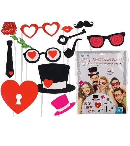 (image for) Love Party Photo Props 12pc