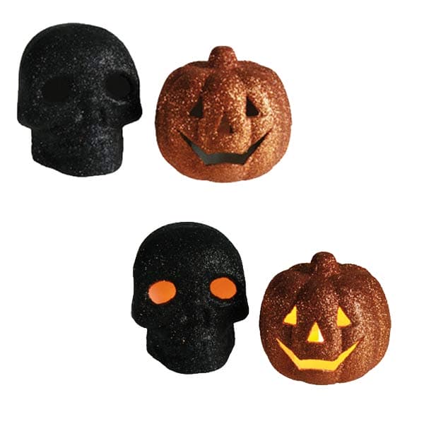 (image for) Flickering Skull And Pumpkins 12pk