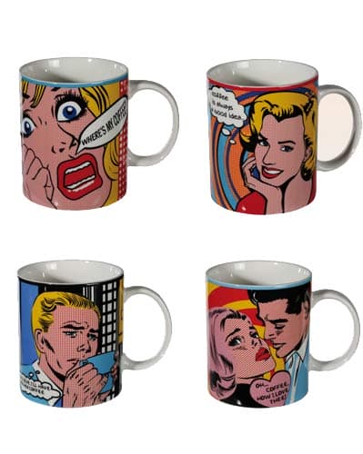 (image for) Pop Art Porcelain Mug x1