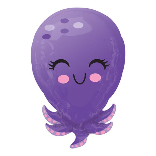 (image for) 21" Octopus Junior Shape Foil Balloons