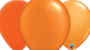 (image for) Orange Solid Latex Balloons
