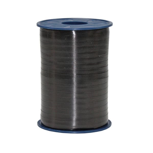 Black Satin Curling Ribbon 500m