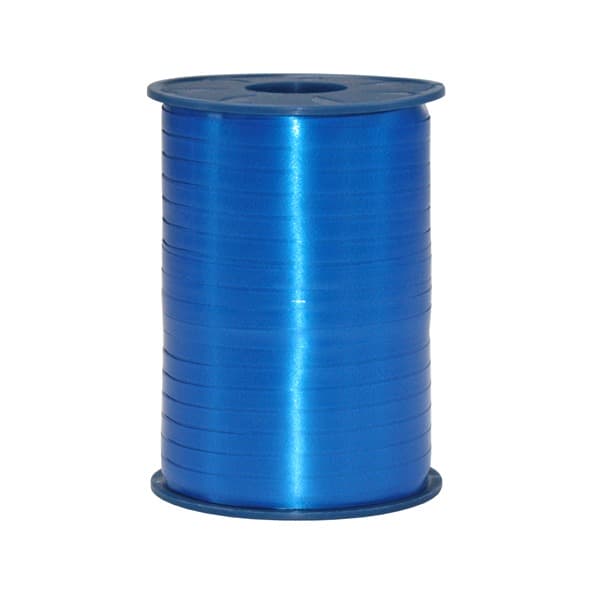 Blue Satin Curling Ribbon 500m