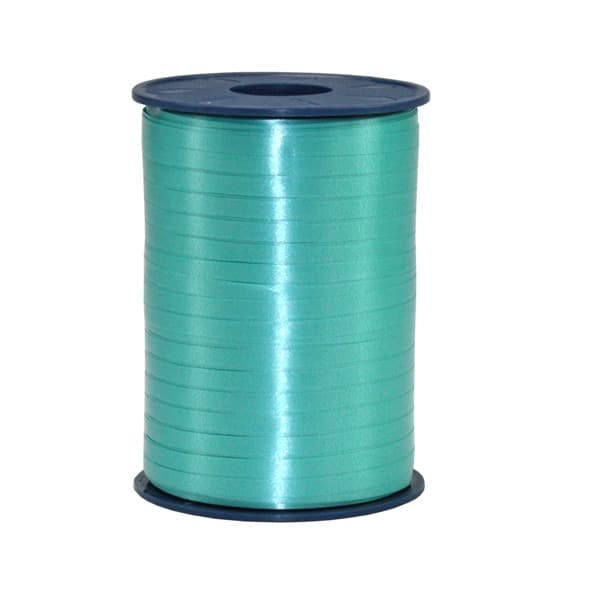 Turquoise Satin Curling Ribbon 500m