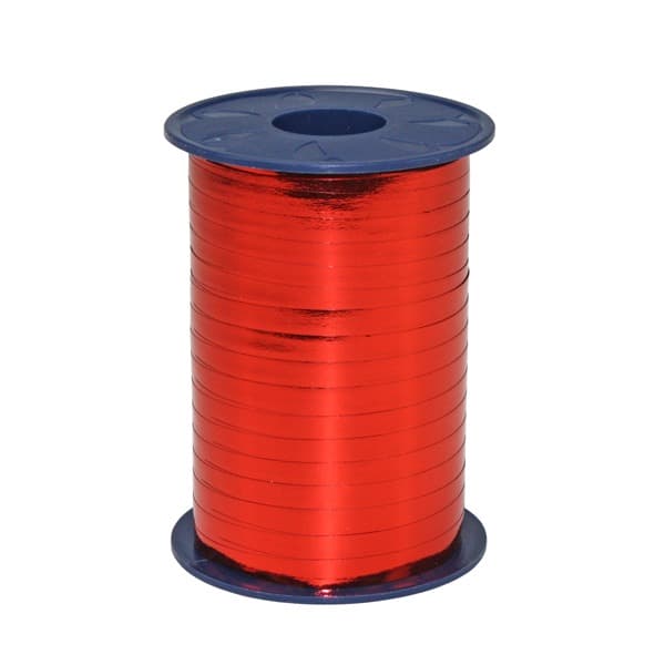 Metallic Red Ribbon 400m