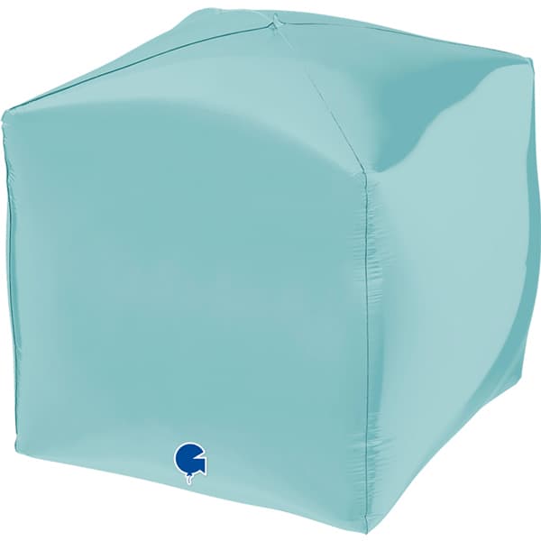 15" Pastel Blue Square Foil Balloons