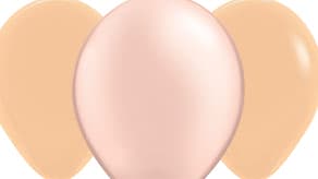 (image for) Peach Blush Solid Latex Balloons