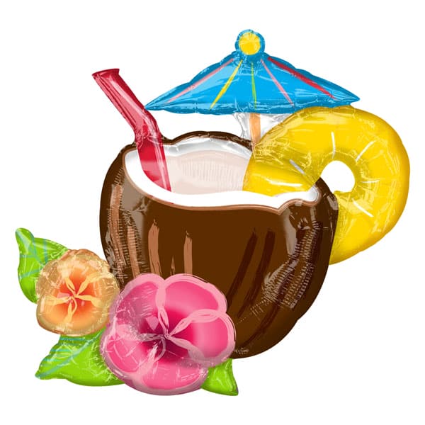 Coconut Pina Colada Supershape Balloons