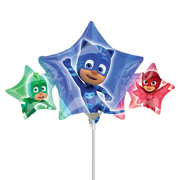 (image for) 9" PJ Masks Mini Shape Air Filled Balloons
