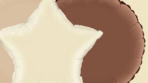 (image for) Plain Natural Foil Balloons