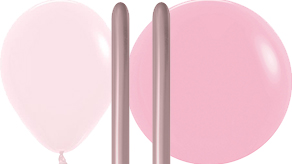 (image for) Plain Pink Latex Balloons