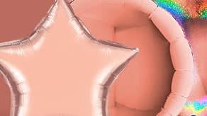 (image for) Plain Rose Gold Foil Balloons