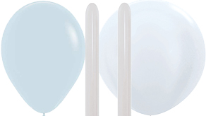 (image for) Plain White Latex Balloons