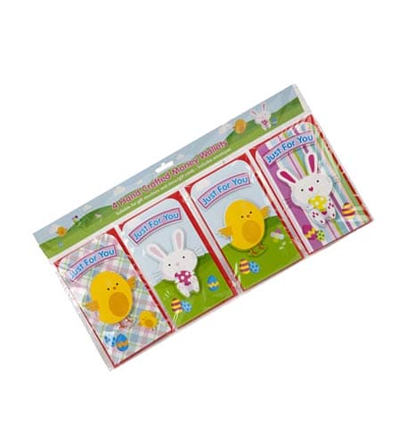 (image for) Easter Money Wallets 4pk