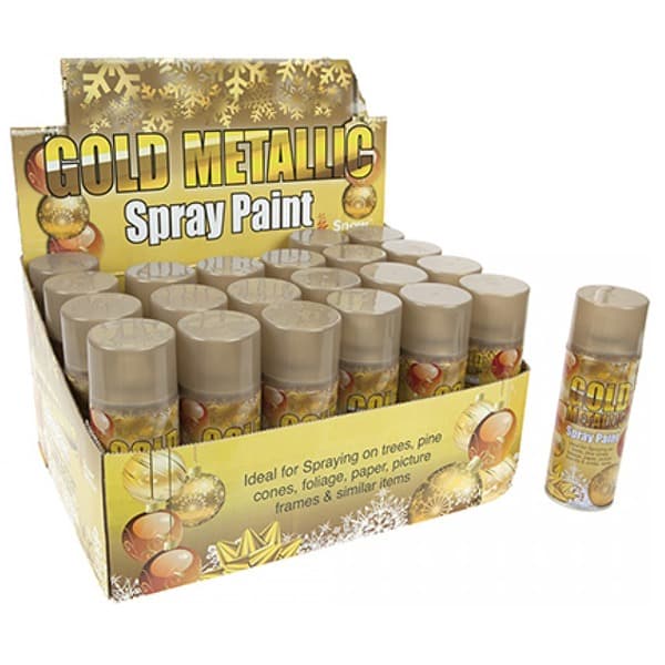(image for) Gold Metallic Christmas Spray x1