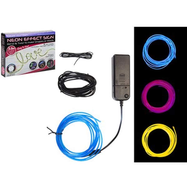 Neon Sign Wire 2.5m Long