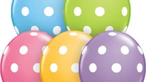 (image for) Polka Dots Latex Balloons