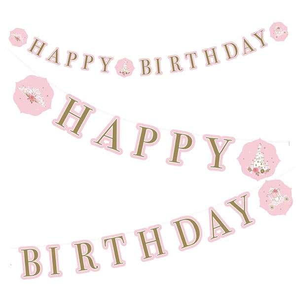 Princess For A Day Letter Banner