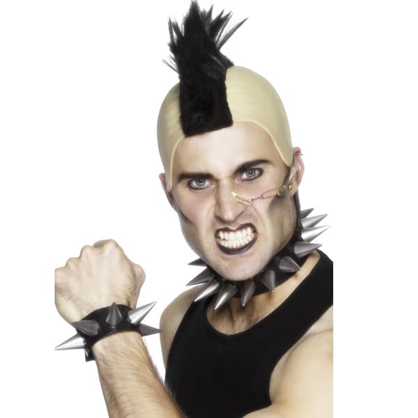 Punk Choker And Wristband