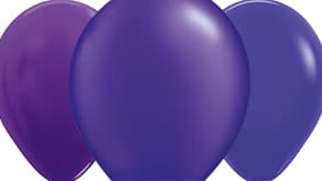 (image for) Purple Solid Latex Balloons