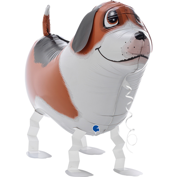 15" Bobby The Dog Pet Walker Foil Balloons