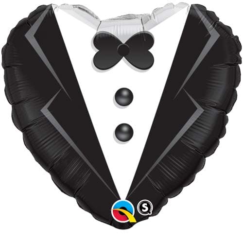 18" Wedding Tuxedo Foil Balloons