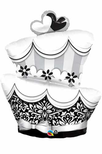 (image for) Fun And Fabulous Wedding Cake Shape Balloons