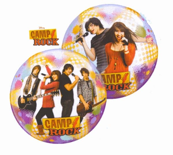 (image for) 22" Camp Rock Stars Single Bubble Balloons