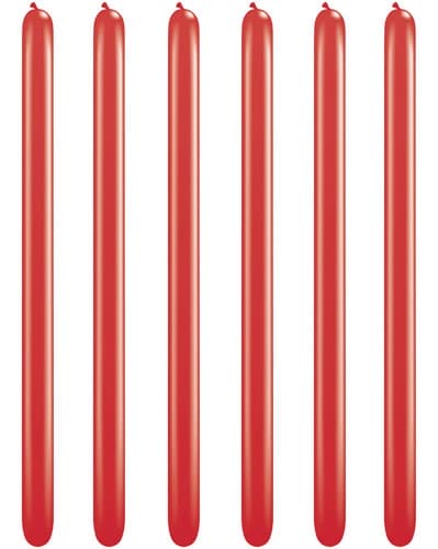 (image for) 160Q Pearl Ruby Red Modelling Balloons 100pk