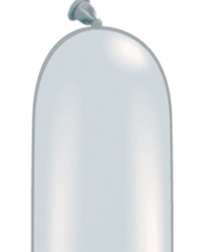 646Q Silver Modelling Balloons 50pk