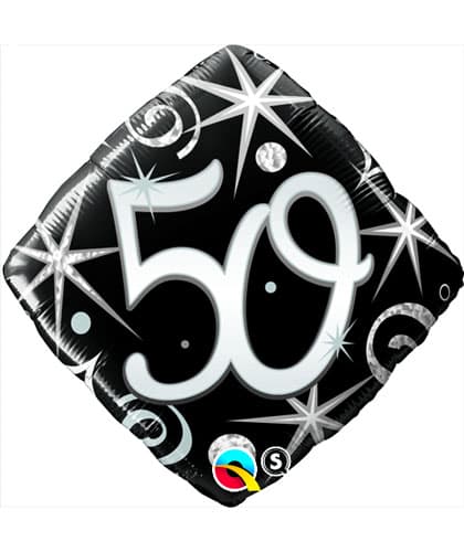 (image for) 18" 50 Elegant Sparkles And Swirls Foil Balloons