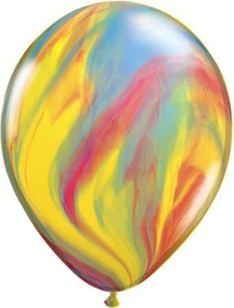 (image for) 11" Traditional Super Agate Latex Balloons 25pk