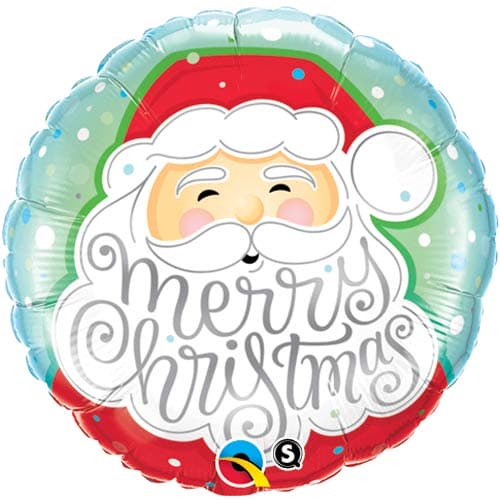 (image for) 18" Merry Christmas Father Christmas Foil Balloons