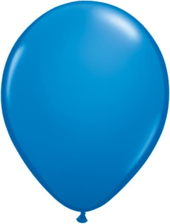 (image for) 9" Dark Blue Latex Balloons 100pk