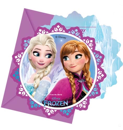(image for) Disney Frozen Invitations & Envelopes 6pk